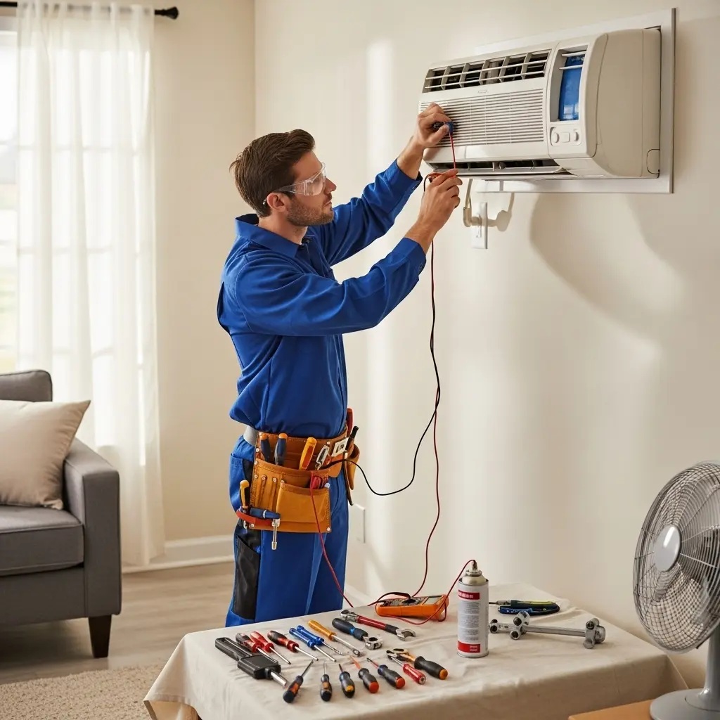 Alaşehir Hisense Hisense klima gaz dolumu ve bakım – Enerji verimliliği artırıldı. - Teknik servis örneği